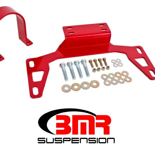 BMR 11-14 S197 Mustang Front Driveshaft Safety Loop - Red-tuningsupply.com