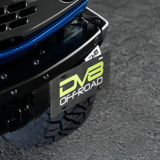 DV8 Offroad 21-22 Ford Bronco Factory Front Bumper License Relocation Bracket - Side-tuningsupply.com