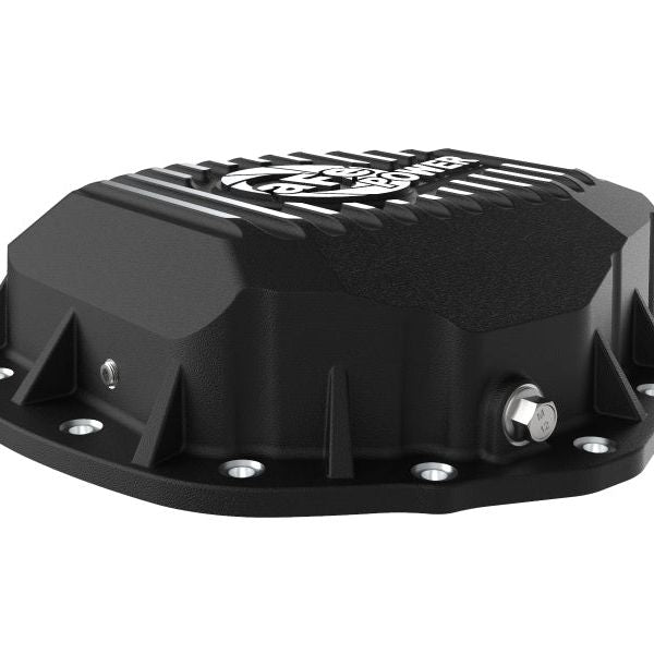 aFe Street Series Rear Differential Cover Black w/ Machined Fins 19-20 Ram 2500/3500-tuningsupply.com