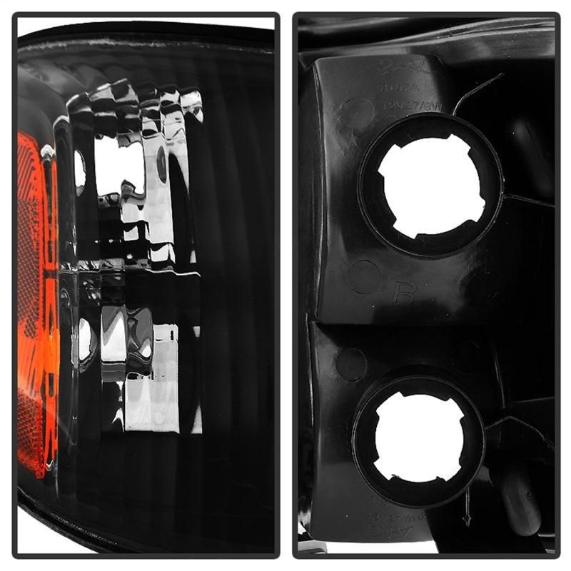 Xtune Toyota Tundra Double Cab 05-06 OEM Style Headlights & Corner Lights Black HD-JH-TTUN05-AM-BK - SMINKpower Performance Parts SPY9034336 SPYDER