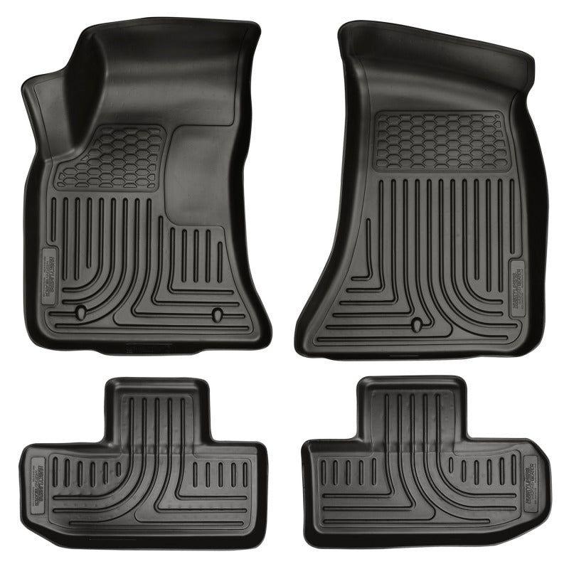 Husky Liners 11-12 Dodge Challenger WeatherBeater Combo Black Floor Liners-tuningsupply.com