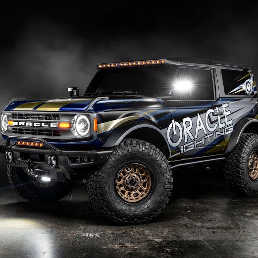 Oracle 2021+ Ford Bronco Oculus Bi-LED Projector Headlights - Amber/White Switchback - SMINKpower Performance Parts ORL5886-023 ORACLE Lighting