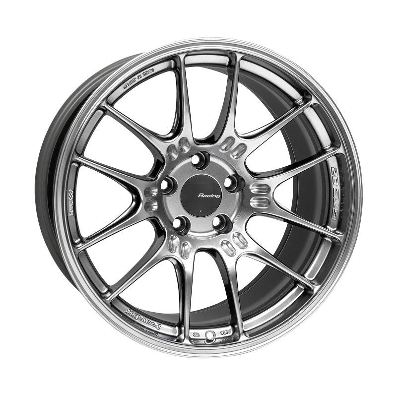 Enkei GTC02 18x9.5 5x114.3 15mm Offset 75mm Bore Hyper Silver Wheel-tuningsupply.com