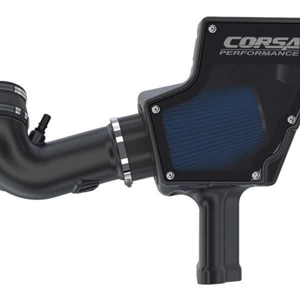 Corsa 2018-2023 Ford Mustang GT 5.0L V8 Cold Air intake w/ MaxFlow 5 Oiled Filter-tuningsupply.com