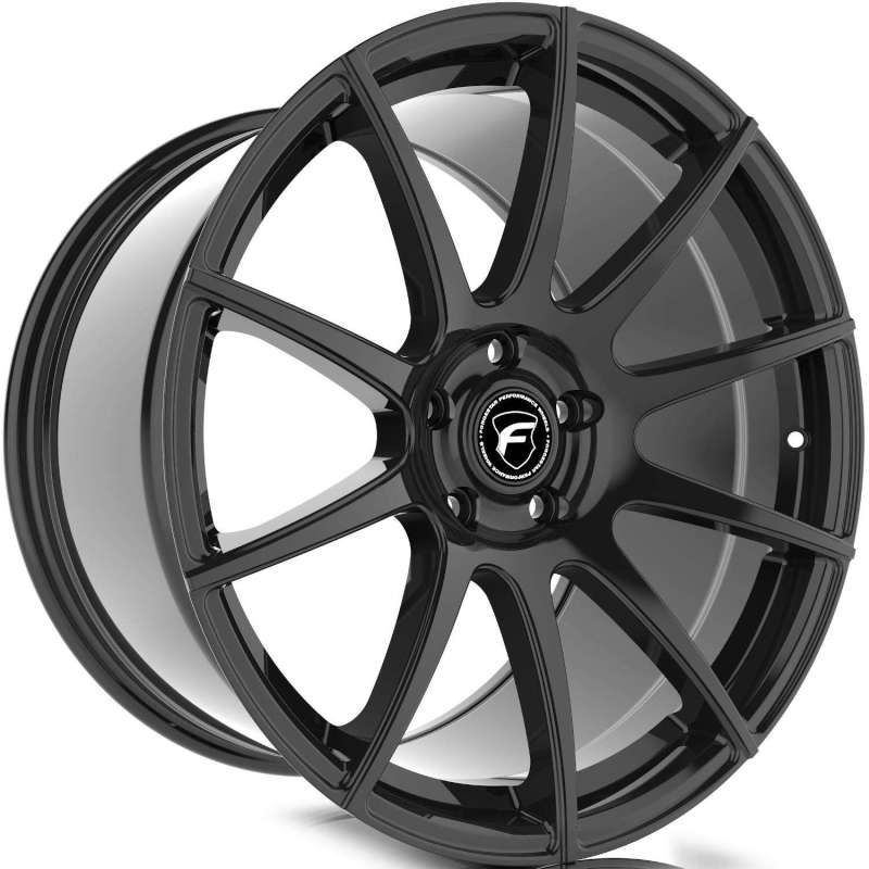 Forgestar CF10 19x10 / 5x120.65 BP / ET30 / 6.7in BS Gloss Black Wheel-tuningsupply.com