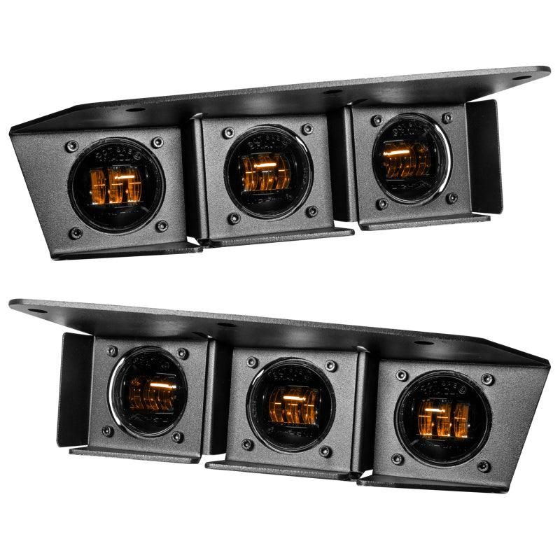 Oracle High 21-22 Ford Bronco Triple LED Fog Light kit for Steel Bumper SEE WARRANTY-tuningsupply.com