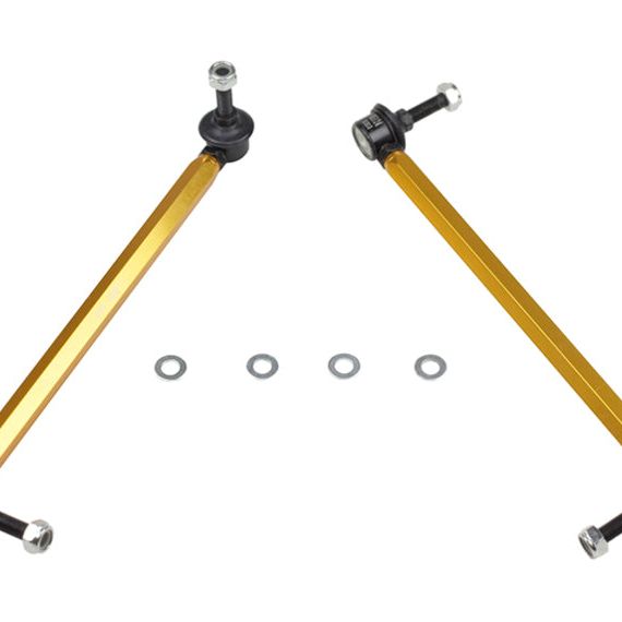 Whiteline 02-06 R53 & 06+ R56 Mini Cooper S Front Swaybar link kit-adjustable ball end links-Sway Bar Endlinks-Whiteline-WHLKLC105-SMINKpower Performance Parts