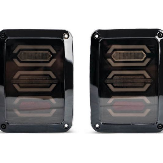 DV8 Offroad 07-18 Jeep Wrangler JK Octagon LED Tail Light-tuningsupply.com