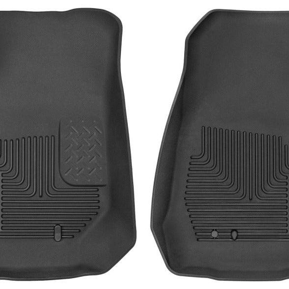 Husky Liners 2007-2014 Jeep Wrangler (2Dr/4Dr Unlimited) X-Act Contour Black Front Floor Liners-tuningsupply.com