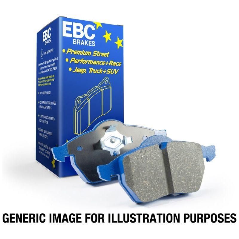 EBC 16-18 Ford Focus RS Bluestuff Front Brake Pads-tuningsupply.com