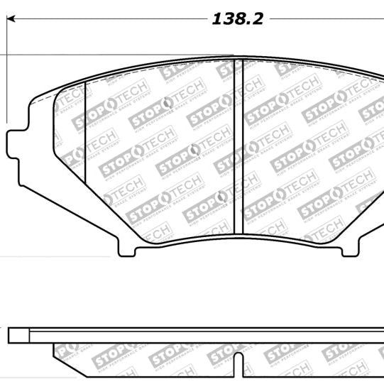 StopTech Performance 04-07 RX-8 Front Pads-Brake Pads - Performance-Stoptech-STO309.10090-SMINKpower Performance Parts