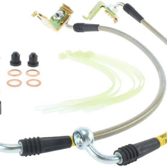 StopTech 03-08 Dodge Viper Stainless Steel Front Brake Line Kit-Brake Line Kits-Stoptech-STO950.63008-SMINKpower Performance Parts