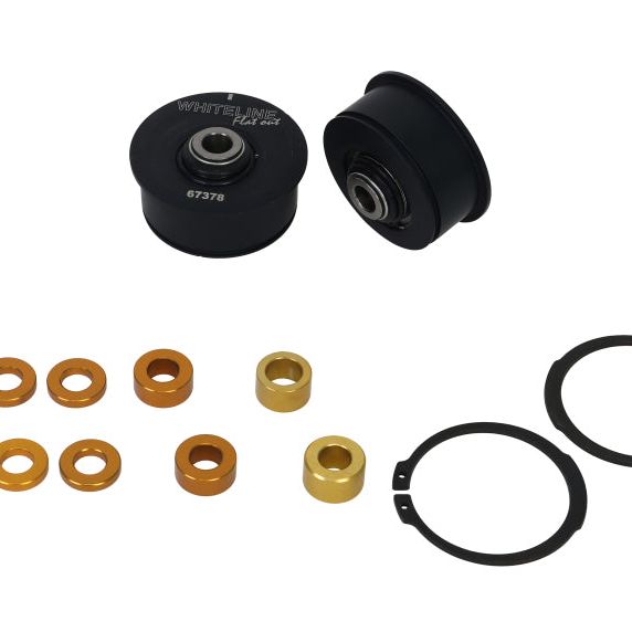 Whiteline 11+ Subaru STi Front Race anti-dive caster kit-Bushing Kits-Whiteline-WHLKCA425M-SMINKpower Performance Parts