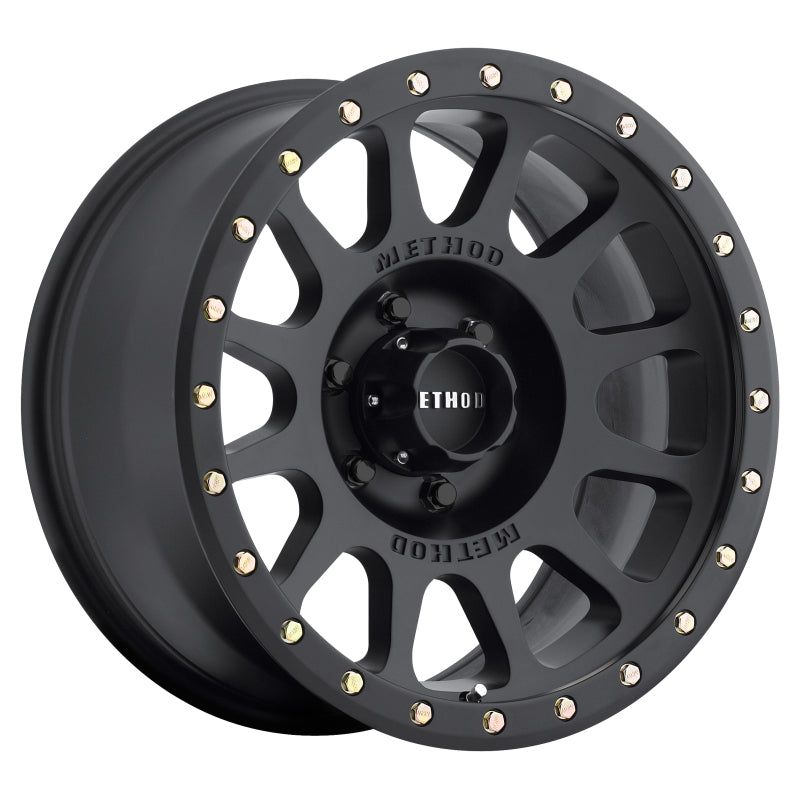 Method MR305 NV 17x8.5 0mm Offset 6x5.5 108mm CB Matte Black Wheel-tuningsupply.com