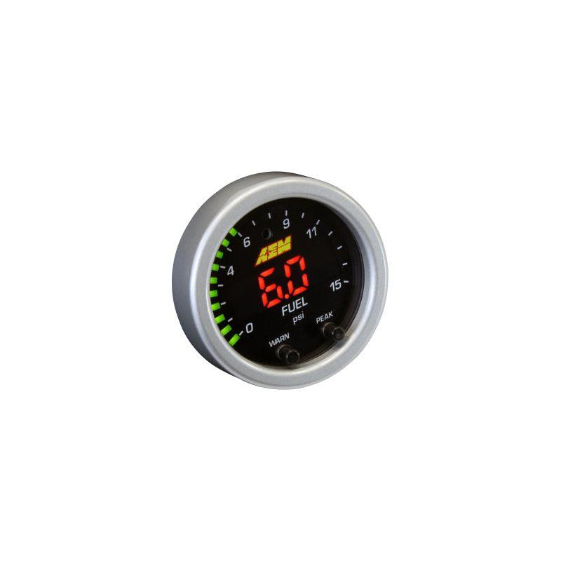 AEM X-Series Pressure 0-15psi Gauge Kit-tuningsupply.com