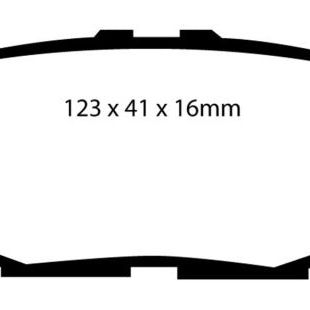 EBC 93-94 Lexus LS400 4.0 Redstuff Rear Brake Pads-tuningsupply.com