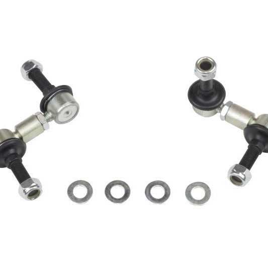 Whiteline 07+ Nissan Skyline R35 GT-R Front Swaybar link kit h/duty-adjustable steel ball-Sway Bar Endlinks-Whiteline-WHLKLC172-SMINKpower Performance Parts