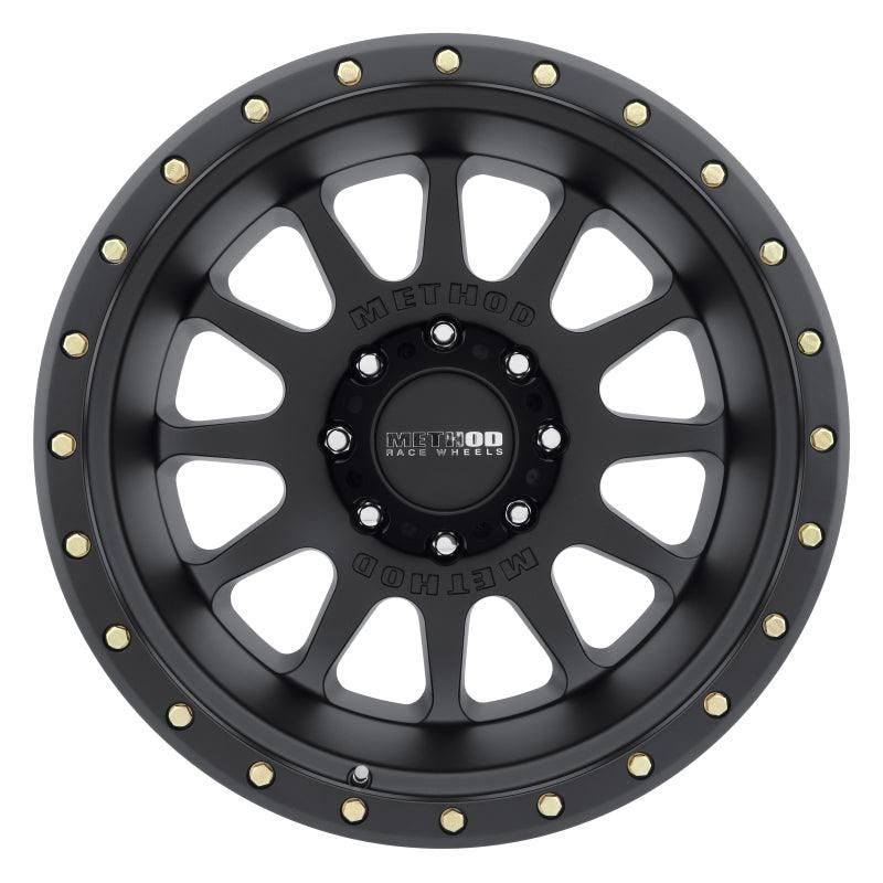 Method MR605 NV 20x10 -24mm Offset 8x180 124.1mm CB Matte Black Wheel-tuningsupply.com