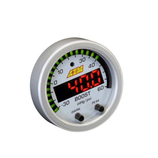 AEM X-Series Boost Pressure -30inHg 60psi Gauge Kit-tuningsupply.com