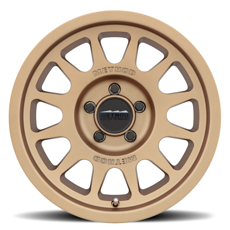 Method MR703 17x8.5 0mm Offset 5x5 71.5mm CB Method Bronze Wheel-tuningsupply.com