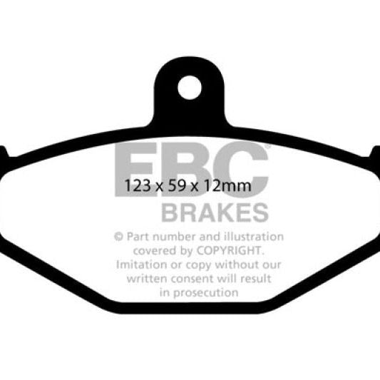 EBC 08+ Lotus 2-Eleven 1.8 Supercharged Greenstuff Rear Brake Pads-tuningsupply.com