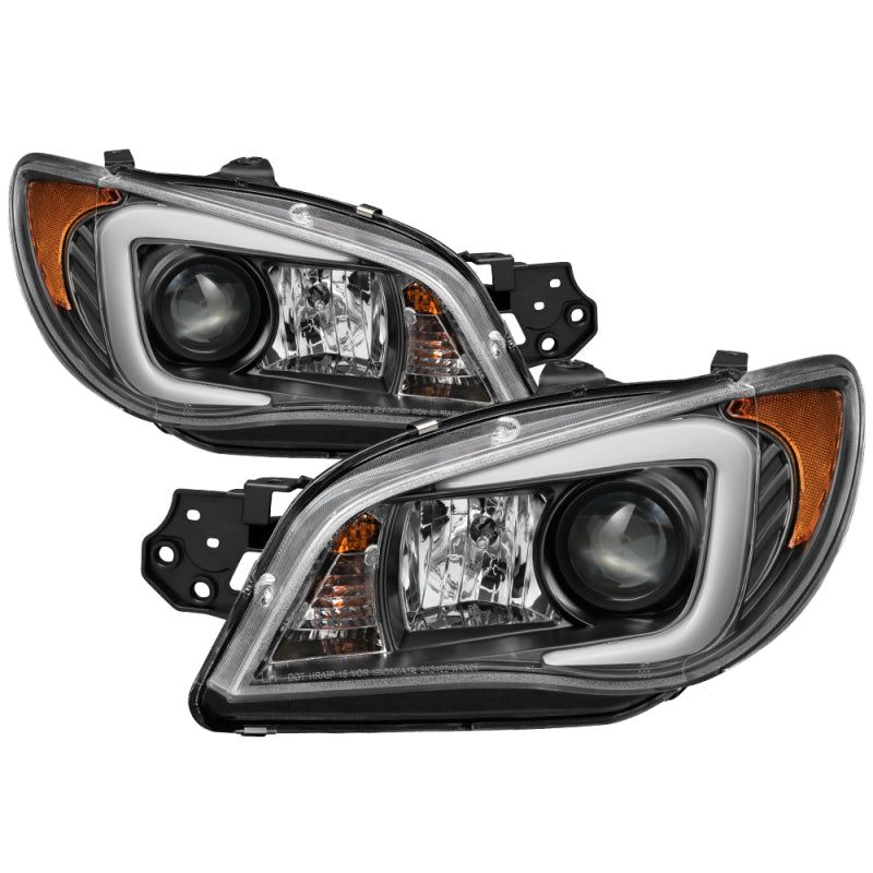 Spyder Subaru WRX 2006-2007 Projector Headlights - Halogen Only - Black PRO-YD-SWRX06-LBDRL-BK-Headlights-SPYDER-SPY5083920-SMINKpower Performance Parts