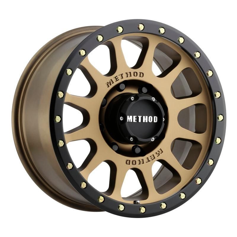 Method MR305 NV 20x9 +18mm Offset 8x6.5 130.81mm CB Method Bronze/Black Street Loc Wheel-tuningsupply.com