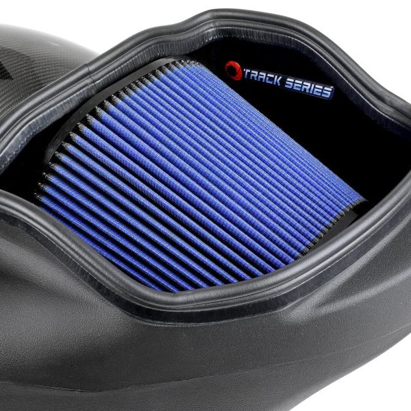 aFe 17-20 Ford F-150/Raptor Track Series Carbon Fiber Cold Air Intake System With Pro 5R Filters-tuningsupply.com