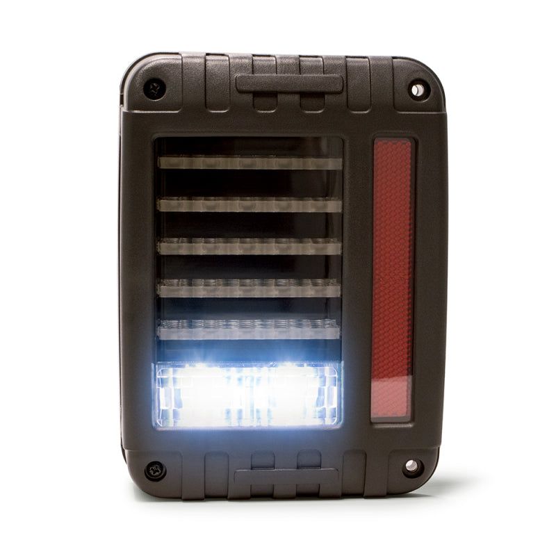 DV8 Offroad 07-18 Jeep Wrangler JK Horizontal LED Tail Light-tuningsupply.com