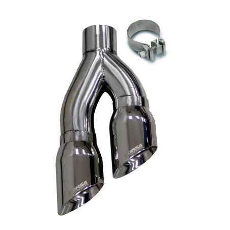 Corsa 2009-2013 Inlet 4in Pro Series Twin Side Swept Exhaust Tip Kit-tuningsupply.com