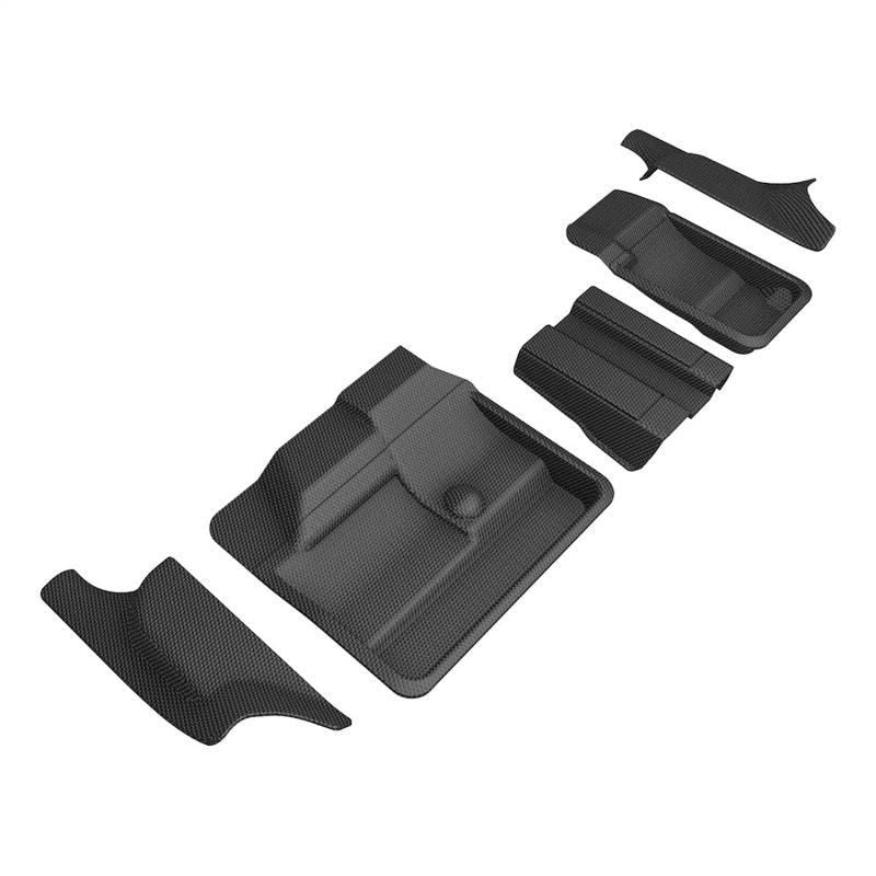 3D MAXpider 17-21 Tesla Model Y Kagu 3rd Row Floormats - Black-tuningsupply.com