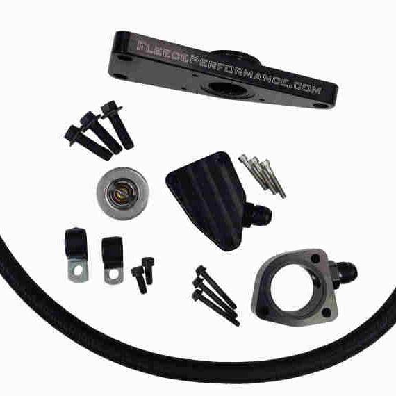 Fleece Performance 03-07 Dodge 5.9L / 04.5-12 6.7L Cummins Coolant Bypass Kit (03-07 Manual Trans)-tuningsupply.com