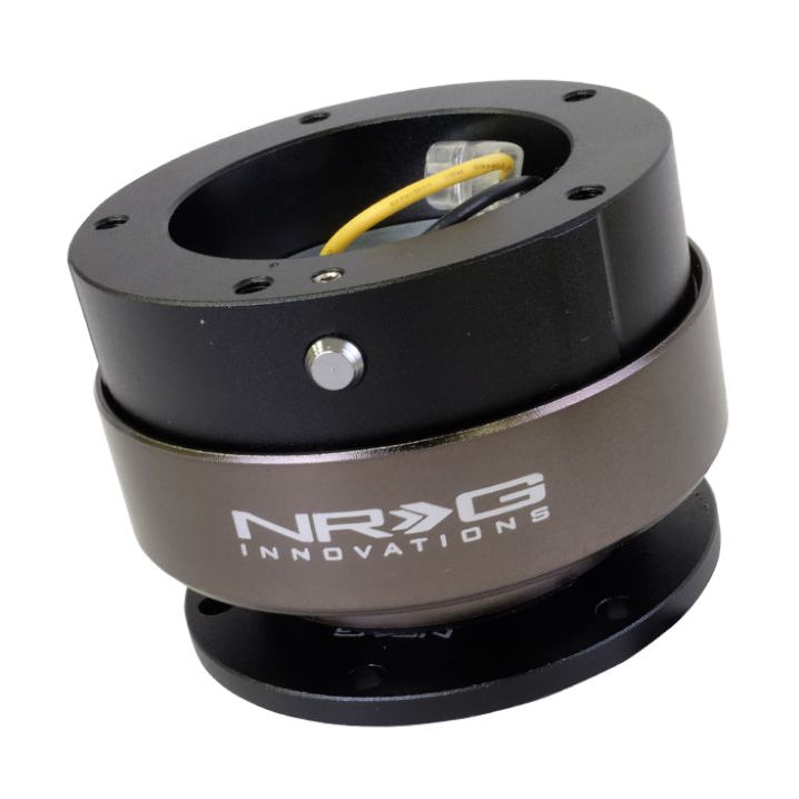 NRG Quick Release Kit Gen 2.5 - Black / Black Ring (6 Hole Base 5 Hole Top)-tuningsupply.com