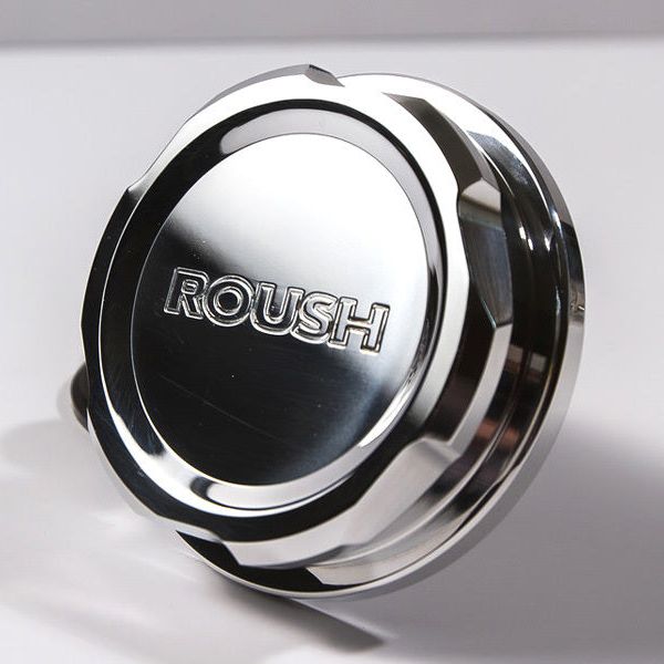 Roush 1996-2018 Ford Mustang Polished Billet Radiator Cap-Radiator Caps-Roush-RSH421258-SMINKpower Performance Parts