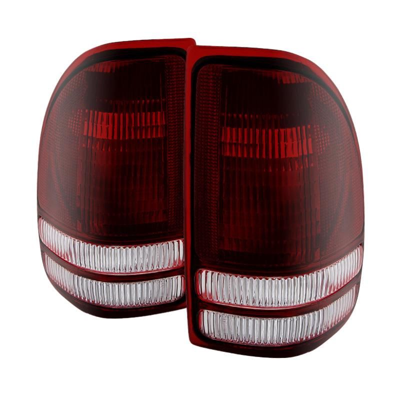 Xtune Dodge Dakota 1997-2004 OEM Style Tail Lights -Red Smoked ALT-JH-DDAK97-OE-RSM - SMINKpower Performance Parts SPY9028762 SPYDER