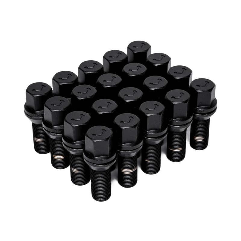 Vossen Lug Bolt - 14x1.25 - 30mm - 17mm Hex - Cone Seat - Black (Set of 20) - SMINKpower Performance Parts VOSLUG-B1425-30-BC Vossen