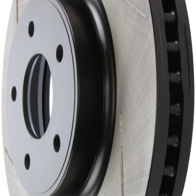 StopTech 13-15 Nissan Pathfinder Slotted Front Right Rotor-Brake Rotors - Slotted-Stoptech-STO126.42120SR-SMINKpower Performance Parts