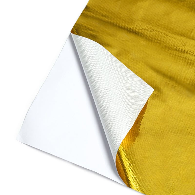 Mishimoto Gold Reflective Barrier w/ Adhesive Backing 12 inches x 24 inches-tuningsupply.com