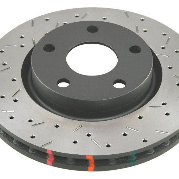 DBA 2009-2013 Cadillac CTS-V V Series Front Slotted T3 4000 Series Uni-Directional Rotor w/Black Hub-tuningsupply.com