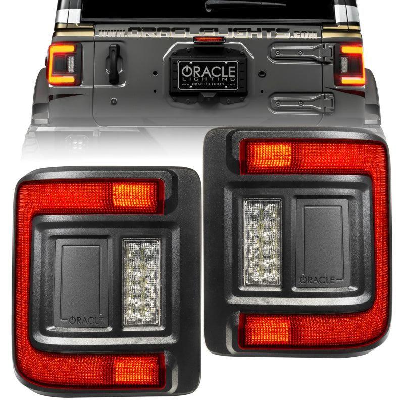 Oracle 2018+ Jeep Wrangler Rubicon/Sport LED Flush Mount Tail Light - Tinted SEE WARRANTY-tuningsupply.com