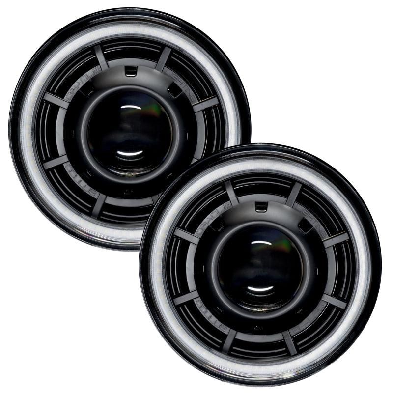 Oracle Oculus 7in Bi-LED Projector Headlights for Jeep Wrangler JK - 6000K SEE WARRANTY-tuningsupply.com