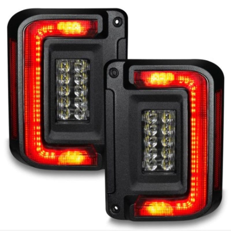 Oracle Lighting Jeep Wrangler JK Flush Mount LED Tail Lights SEE WARRANTY-tuningsupply.com