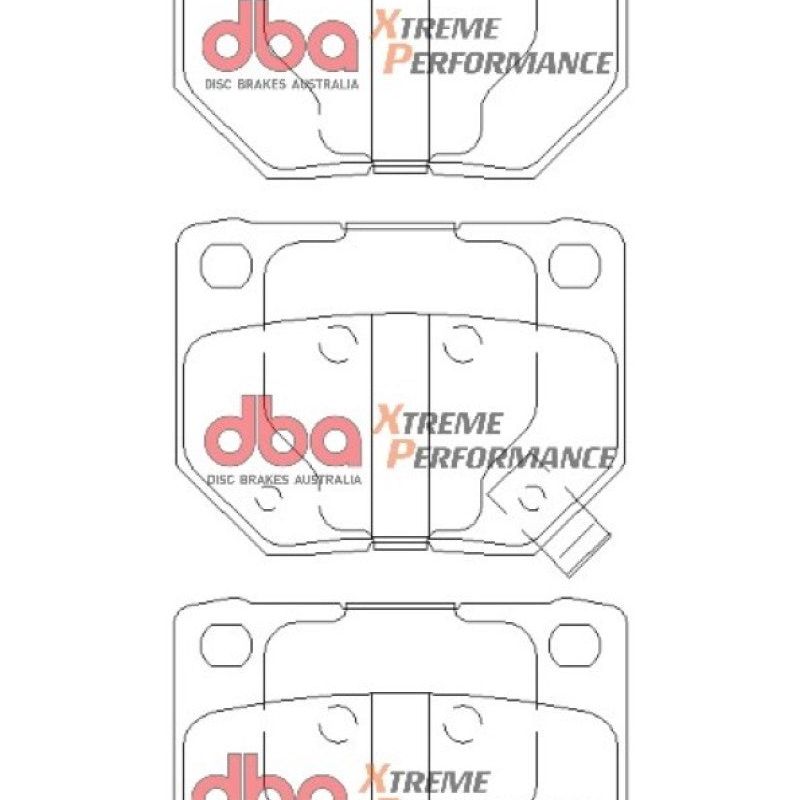 DBA 06-07 Subaru WRX XP650 Rear Brake Pads-tuningsupply.com