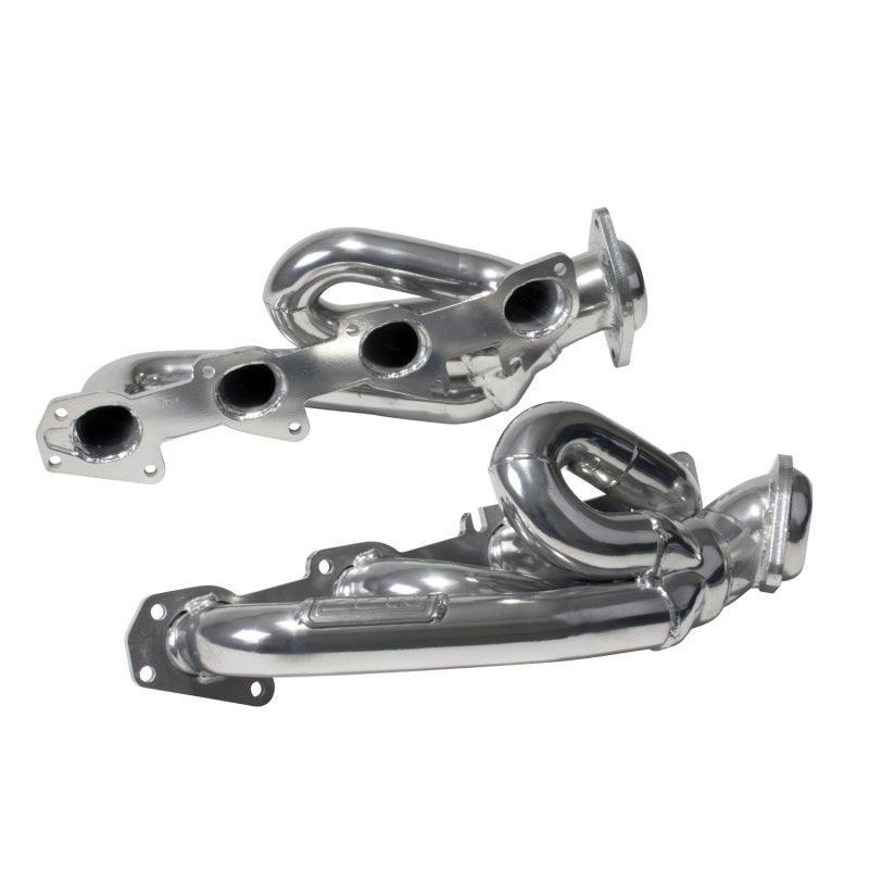 BBK 09-18 Dodge Ram 5.7L Hemi Shorty Tuned Length Exhaust Headers - 1-3/4 Silver Ceramic-tuningsupply.com