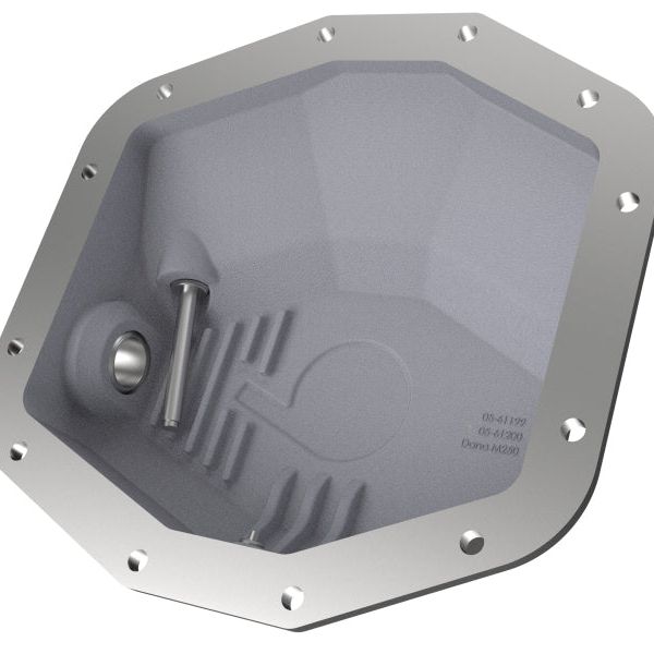 aFe POWER 21-22 Ram 1500 TRX Hemi V8 6.2L (sc) PRO Series Rear Differential Cover Black w/ Machined-tuningsupply.com