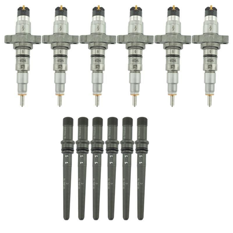 Industrial Injection 04.5-07 Dodge Cummins 5.9L Reman Stock Injector w/ Connecting Tubes-tuningsupply.com