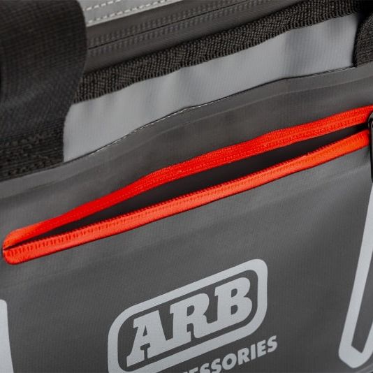 ARB Cooler Bag Charcoal w/ Red Highlights 15in L x 11in W x 9in H Holds 22 Cans-tuningsupply.com