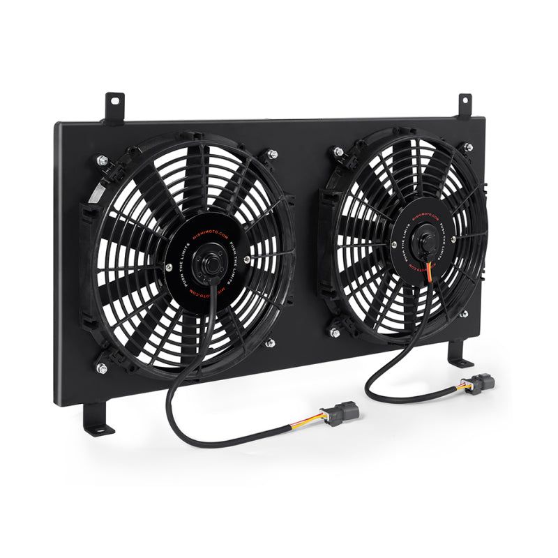 Mishimoto 02-06 Acura RSX Aluminum Fan Shroud Black-tuningsupply.com