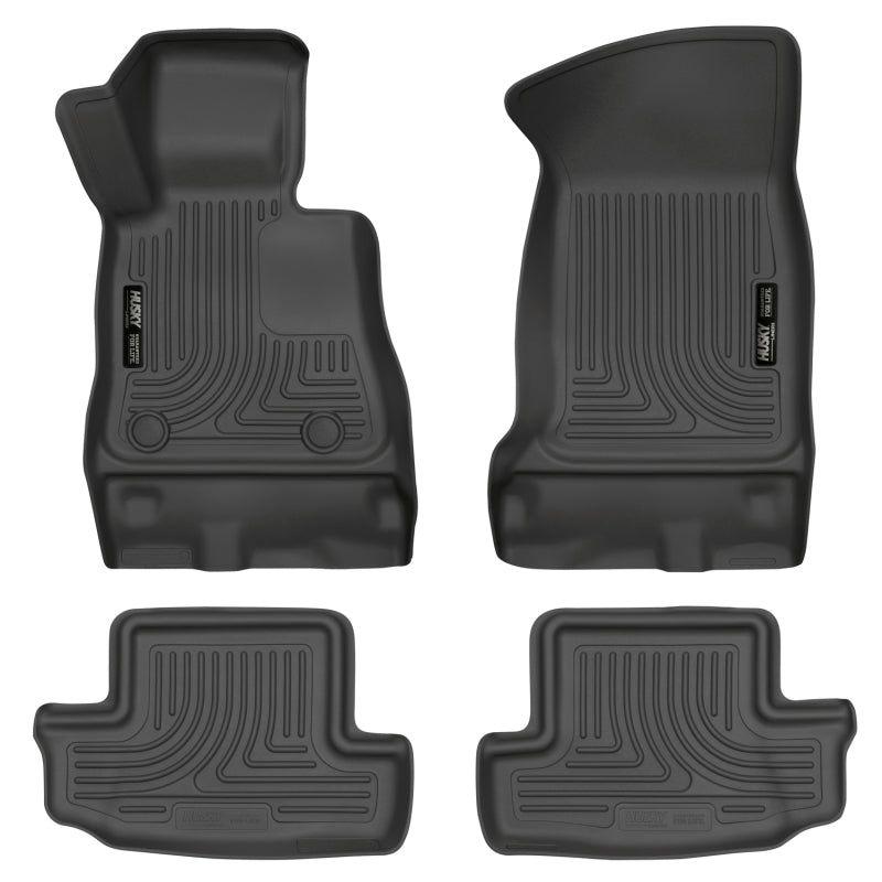 Husky Liners 16-17 Chevy Camaro WeatherBeater Front and Second Row Black Floor Liners-tuningsupply.com