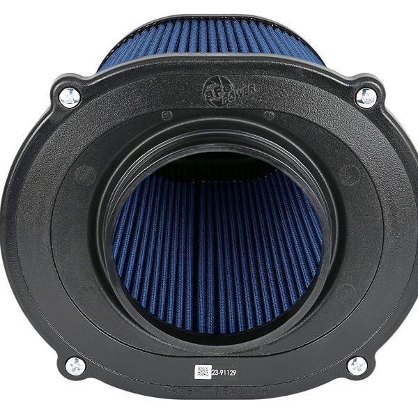 aFe Quantum Pro-5 R Air Filter Inverted Top - 5in Flange x 9in Height - Oiled P5R-tuningsupply.com